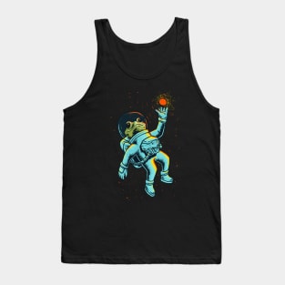 Frog Astronaut in Outer Space Tank Top